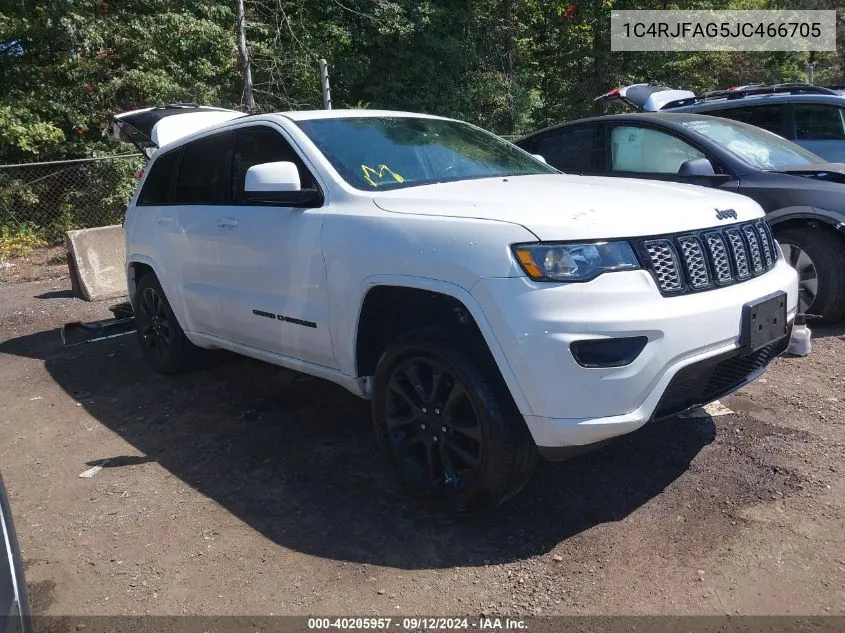 1C4RJFAG5JC466705 2018 Jeep Grand Cherokee Altitude 4X4