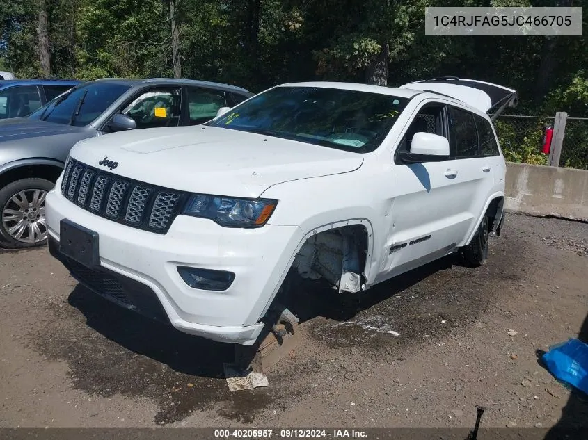 2018 Jeep Grand Cherokee Altitude 4X4 VIN: 1C4RJFAG5JC466705 Lot: 40205957