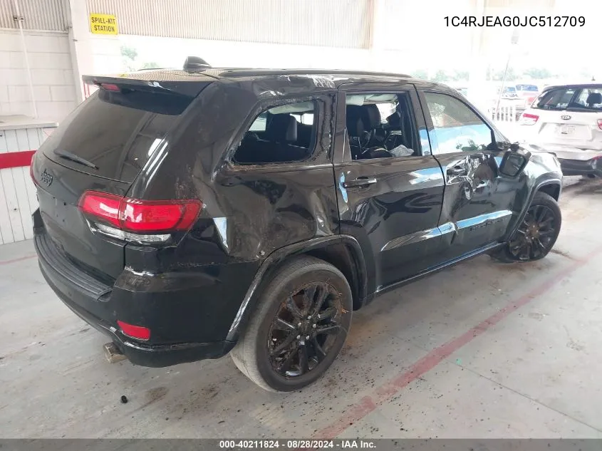 1C4RJEAG0JC512709 2018 Jeep Grand Cherokee Altitude 4X2