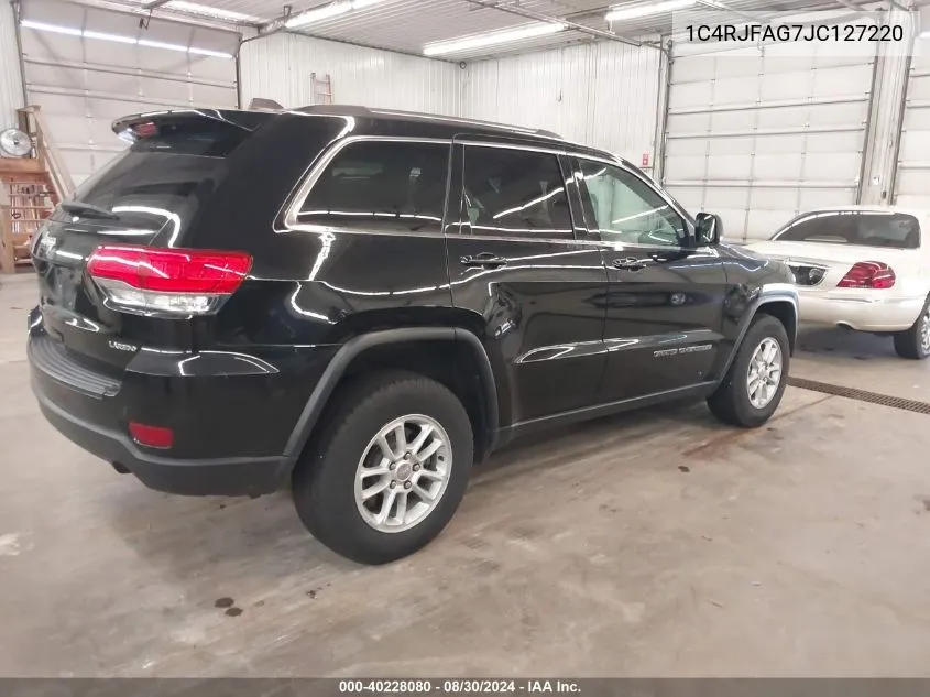 2018 Jeep Grand Cherokee Laredo E 4X4 VIN: 1C4RJFAG7JC127220 Lot: 40228080