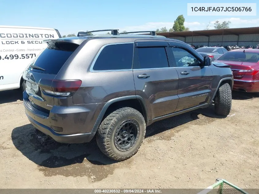 1C4RJFAG7JC506766 2018 Jeep Grand Cherokee Laredo E 4X4