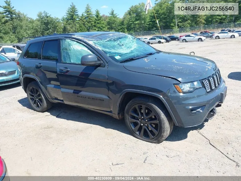 1C4RJFAG1JC256540 2018 Jeep Grand Cherokee Altitude 4X4