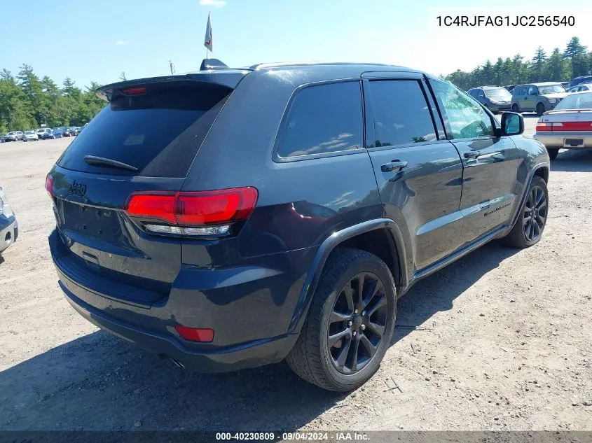 1C4RJFAG1JC256540 2018 Jeep Grand Cherokee Altitude 4X4