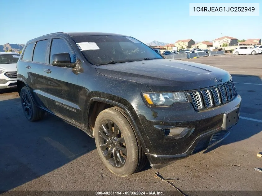 2018 Jeep Grand Cherokee Altitude 4X2 VIN: 1C4RJEAG1JC252949 Lot: 40231194