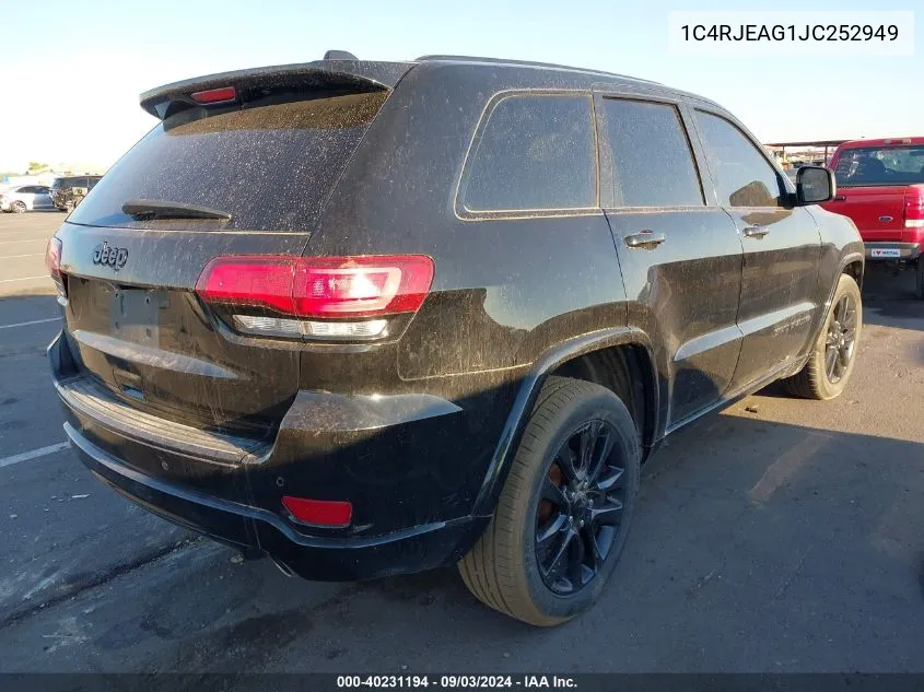 1C4RJEAG1JC252949 2018 Jeep Grand Cherokee Altitude 4X2