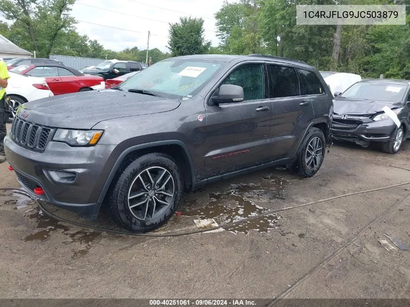 2018 Jeep Grand Cherokee Trailhawk 4X4 VIN: 1C4RJFLG9JC503879 Lot: 40251061