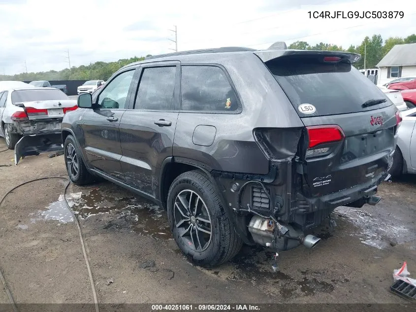 2018 Jeep Grand Cherokee Trailhawk 4X4 VIN: 1C4RJFLG9JC503879 Lot: 40251061