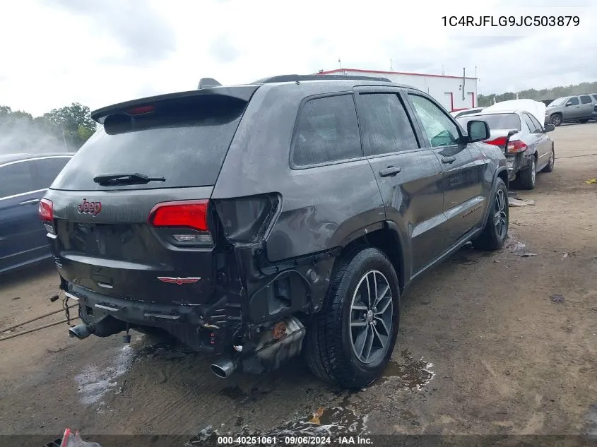 2018 Jeep Grand Cherokee Trailhawk 4X4 VIN: 1C4RJFLG9JC503879 Lot: 40251061