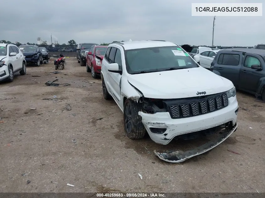 1C4RJEAG5JC512088 2018 Jeep Grand Cherokee Laredo