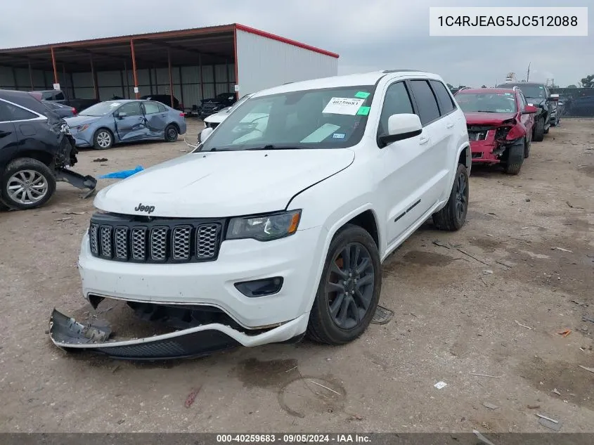 2018 Jeep Grand Cherokee Laredo VIN: 1C4RJEAG5JC512088 Lot: 40259683