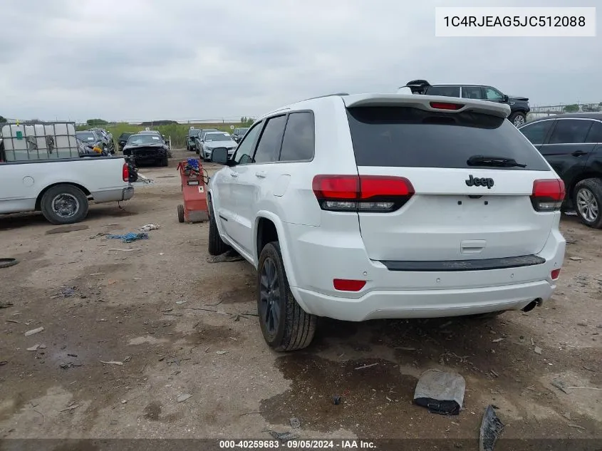 2018 Jeep Grand Cherokee Laredo VIN: 1C4RJEAG5JC512088 Lot: 40259683