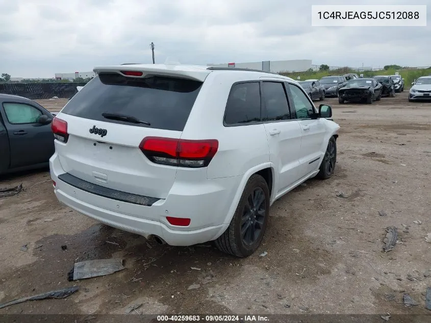 2018 Jeep Grand Cherokee Laredo VIN: 1C4RJEAG5JC512088 Lot: 40259683