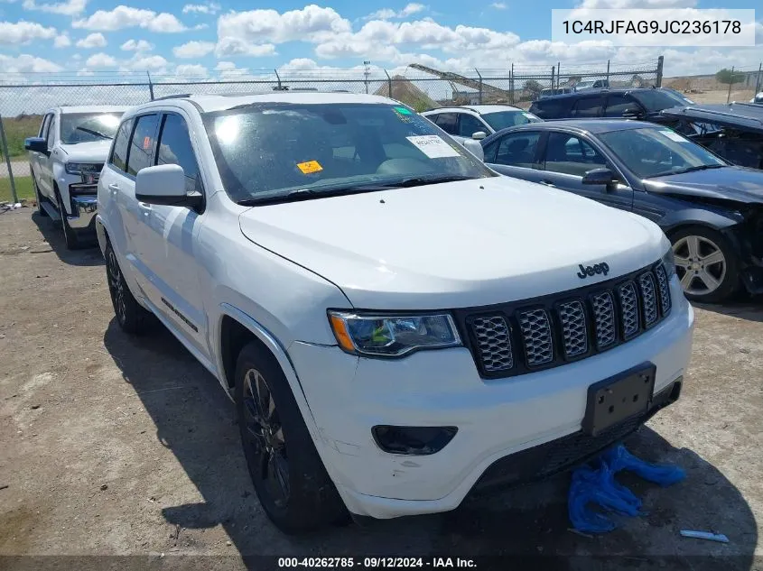 2018 Jeep Grand Cherokee Laredo VIN: 1C4RJFAG9JC236178 Lot: 40262785