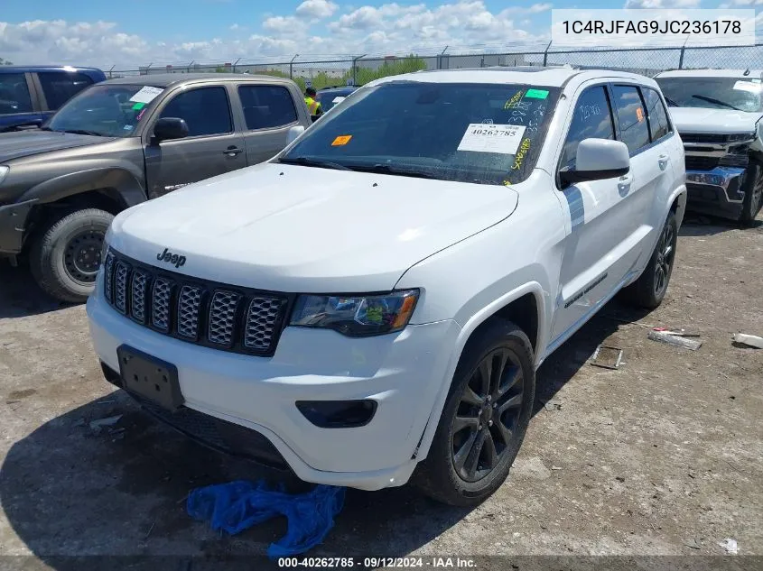 2018 Jeep Grand Cherokee Laredo VIN: 1C4RJFAG9JC236178 Lot: 40262785