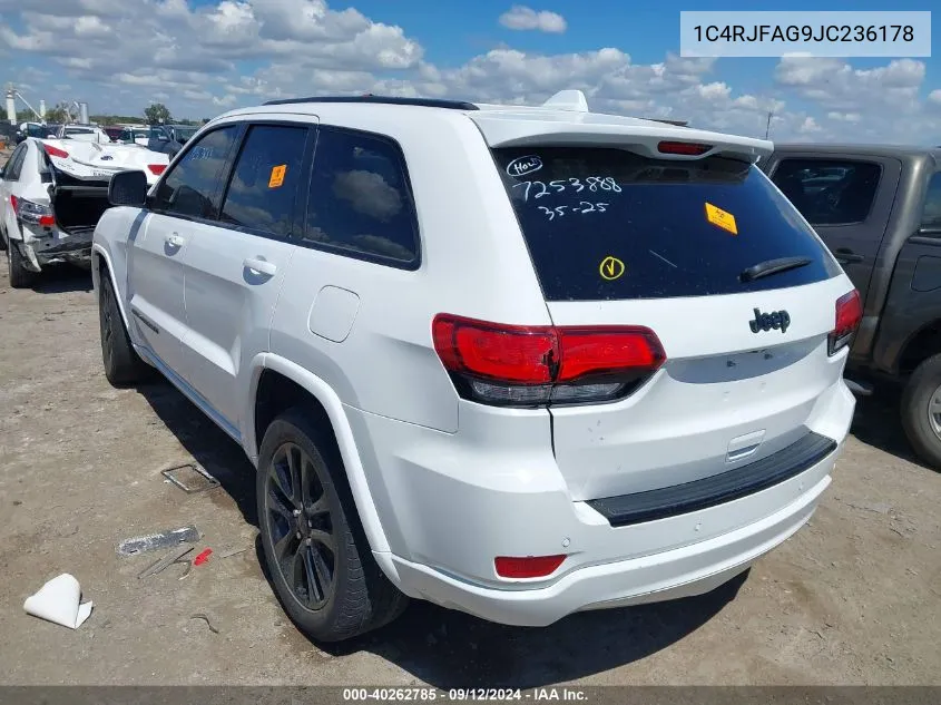 1C4RJFAG9JC236178 2018 Jeep Grand Cherokee Laredo