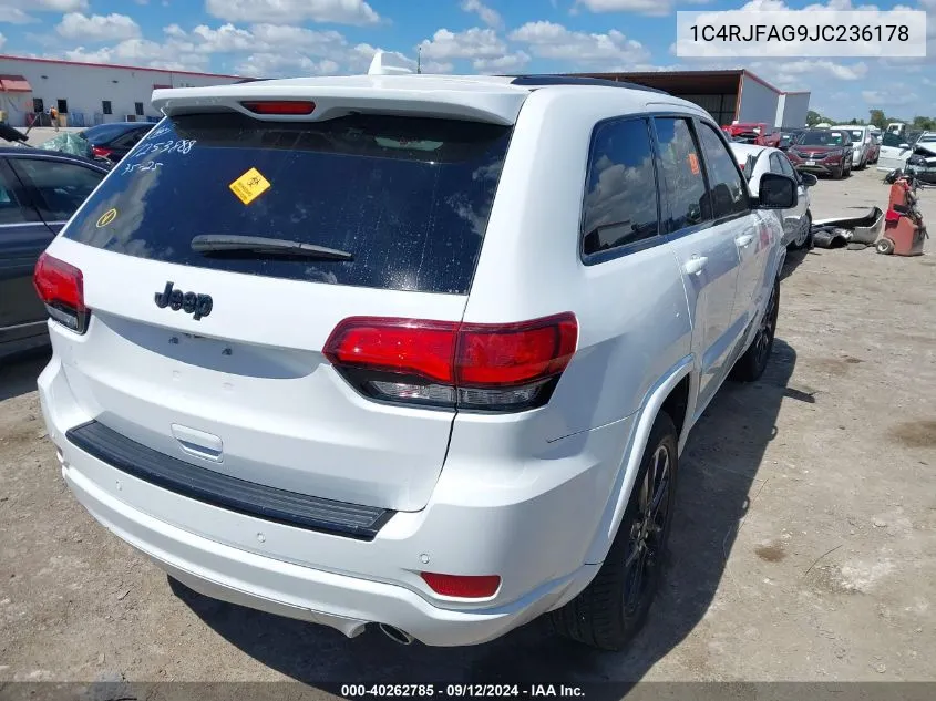 1C4RJFAG9JC236178 2018 Jeep Grand Cherokee Laredo