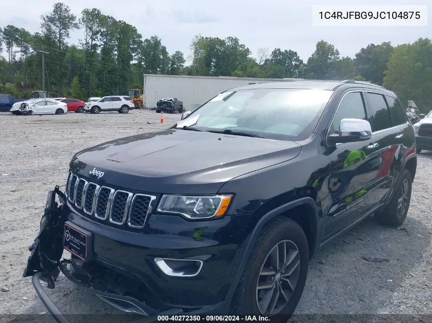 2018 Jeep Grand Cherokee Limited 4X4 VIN: 1C4RJFBG9JC104875 Lot: 40272350