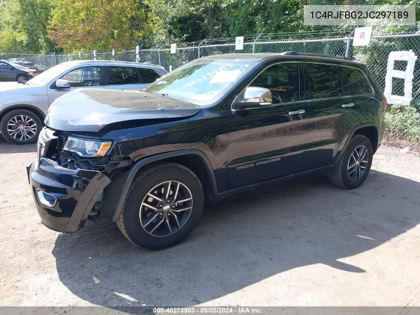 1C4RJFBG2JC297189 2018 Jeep Grand Cherokee Limited