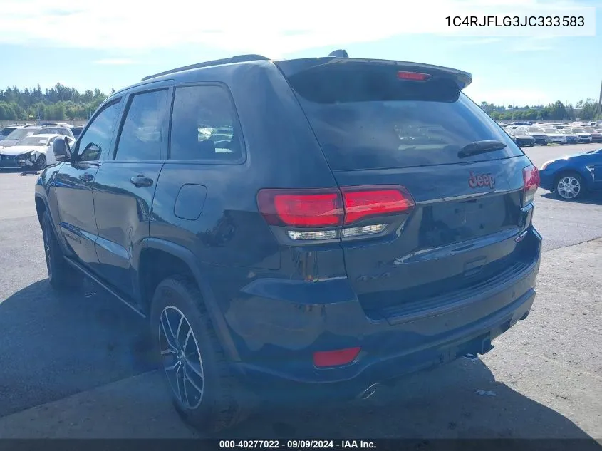 1C4RJFLG3JC333583 2018 Jeep Grand Cherokee Trailhawk 4X4