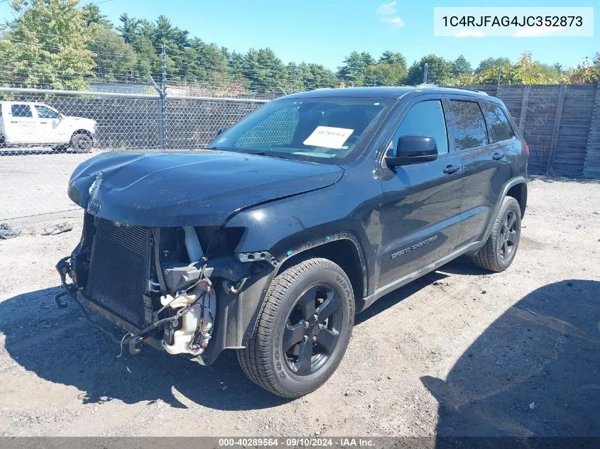 2018 Jeep Grand Cherokee Upland 4X4 VIN: 1C4RJFAG4JC352873 Lot: 40289564