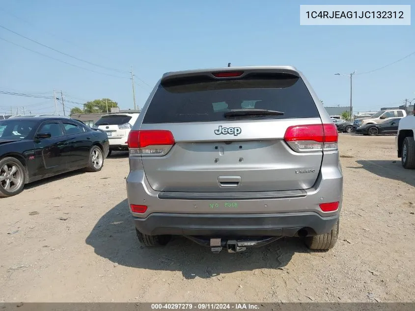 2018 Jeep Grand Cherokee Laredo 4X2 VIN: 1C4RJEAG1JC132312 Lot: 40297279