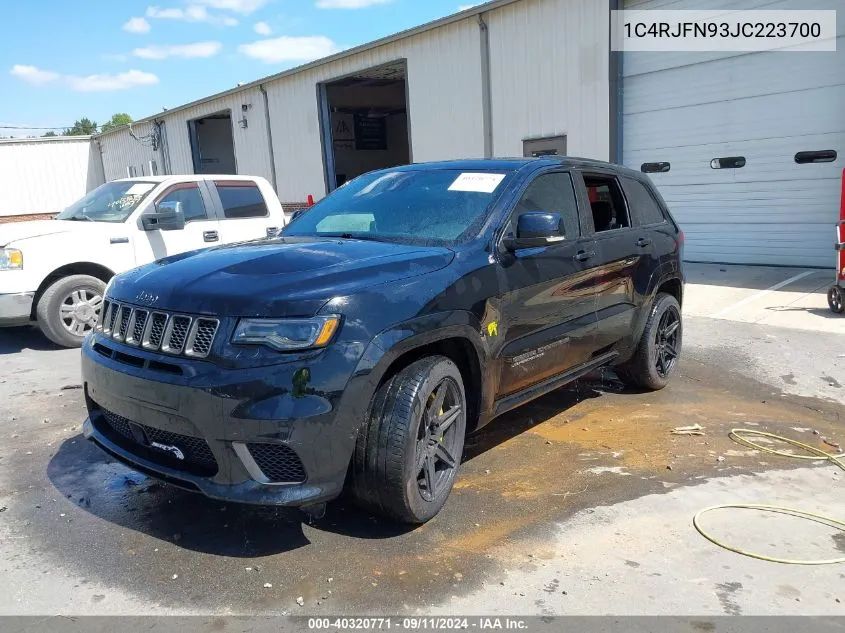 2018 Jeep Grand Cherokee Trackhawk 4X4 VIN: 1C4RJFN93JC223700 Lot: 40320771