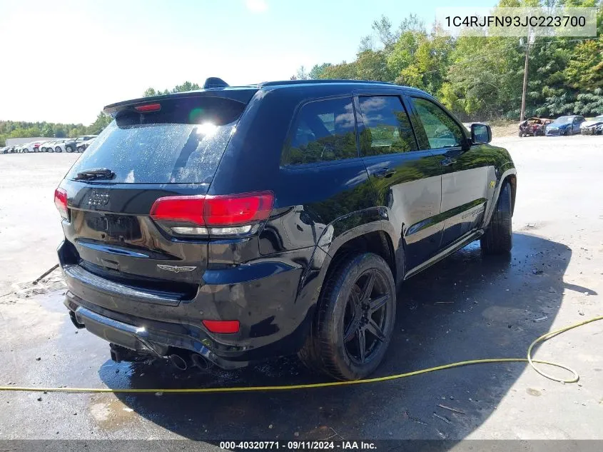 1C4RJFN93JC223700 2018 Jeep Grand Cherokee Trackhawk 4X4