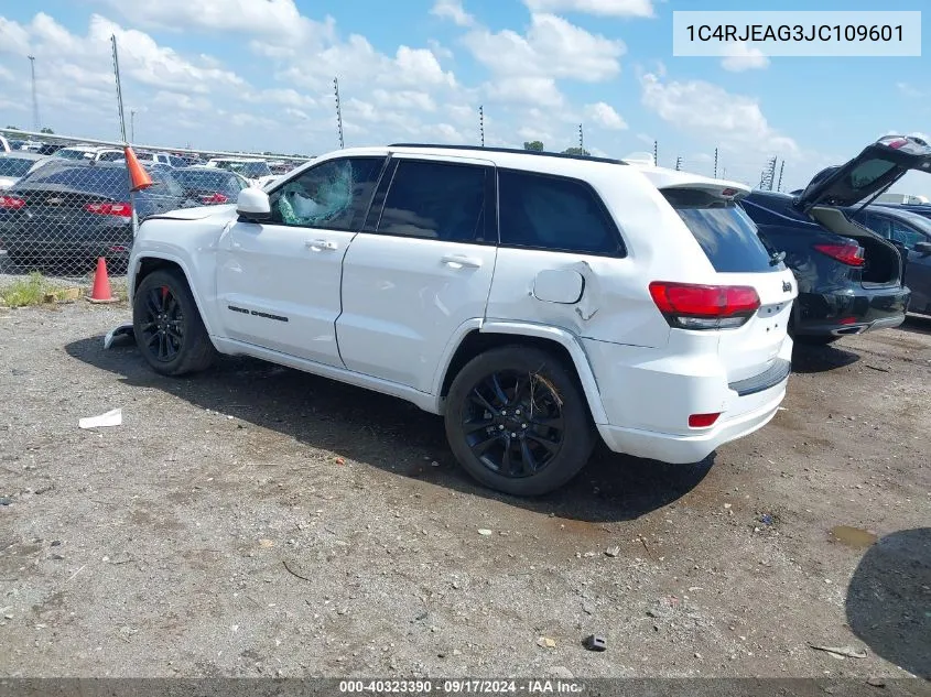 2018 Jeep Grand Cherokee Laredo VIN: 1C4RJEAG3JC109601 Lot: 40323390