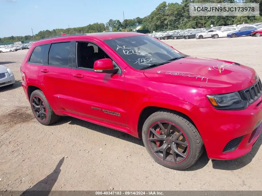 1C4RJFN95JC173978 2018 Jeep Grand Cherokee Trackhawk 4X4