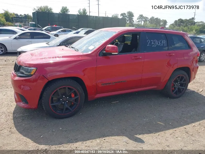 2018 Jeep Grand Cherokee Trackhawk 4X4 VIN: 1C4RJFN95JC173978 Lot: 40347183