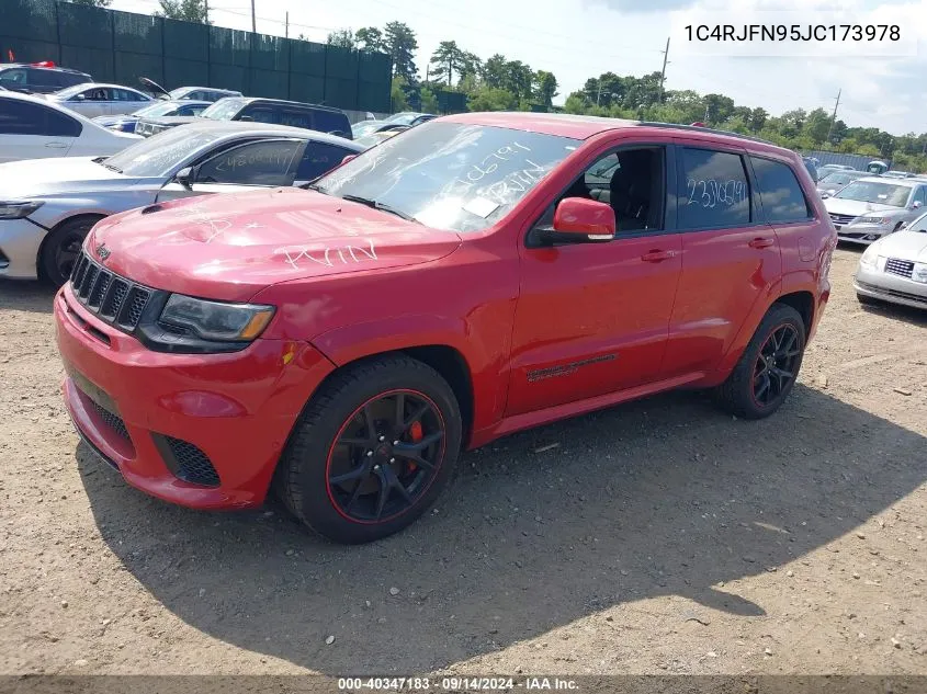 2018 Jeep Grand Cherokee Trackhawk 4X4 VIN: 1C4RJFN95JC173978 Lot: 40347183