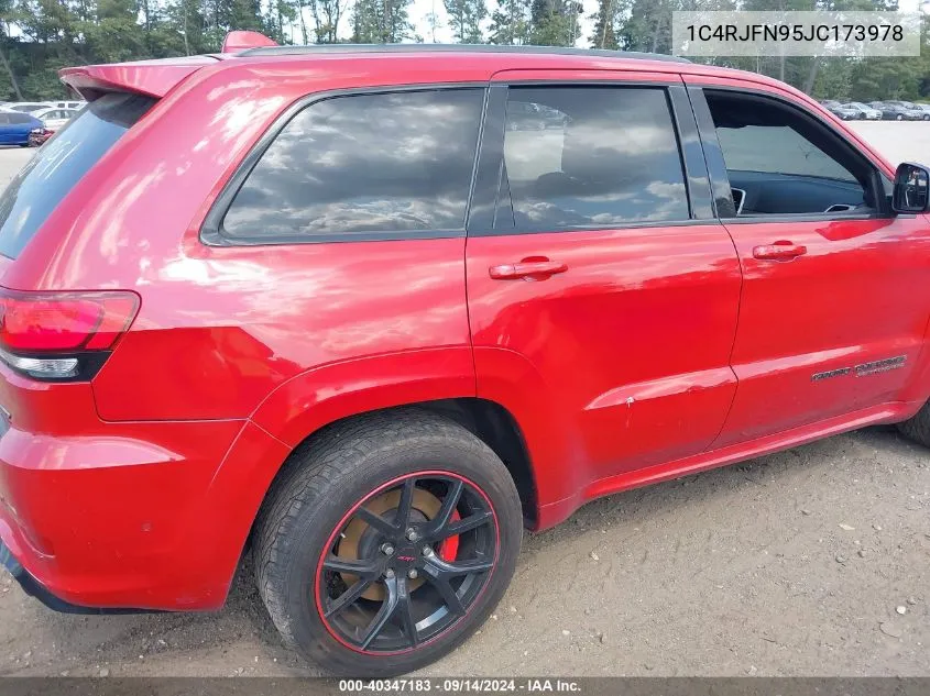 2018 Jeep Grand Cherokee Trackhawk 4X4 VIN: 1C4RJFN95JC173978 Lot: 40347183