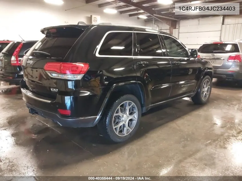 2018 Jeep Grand Cherokee Sterling Edition 4X4 VIN: 1C4RJFBG4JC234403 Lot: 40355444