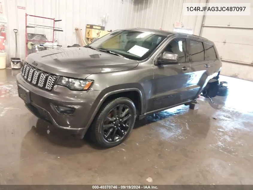 2018 Jeep Grand Cherokee Altitude 4X4 VIN: 1C4RJFAG3JC487097 Lot: 40370746