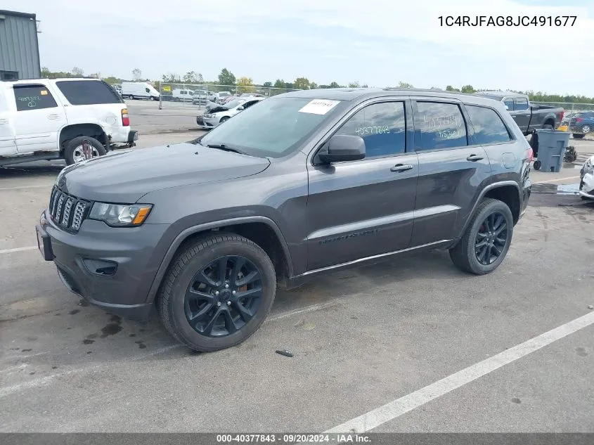 2018 Jeep Grand Cherokee Altitude 4X4 VIN: 1C4RJFAG8JC491677 Lot: 40377843