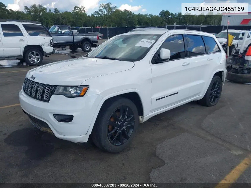 1C4RJEAG4JC455169 2018 Jeep Grand Cherokee Altitude 4X2