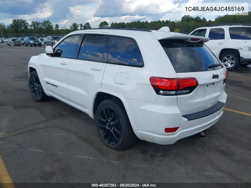 2018 Jeep Grand Cherokee Altitude 4X2 VIN: 1C4RJEAG4JC455169 Lot: 40387283