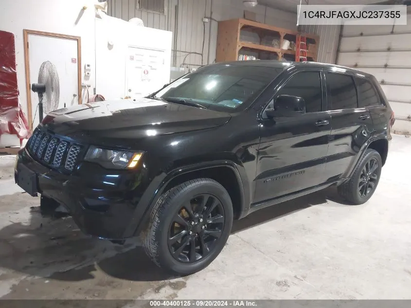 1C4RJFAGXJC237355 2018 Jeep Grand Cherokee Altitude 4X4