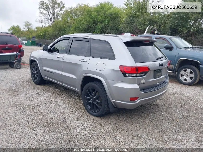 1C4RJFAG3JC500639 2018 Jeep Grand Cherokee Altitude 4X4