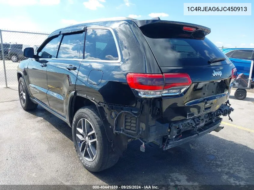 1C4RJEAG6JC450913 2018 Jeep Grand Cherokee Laredo E 4X2