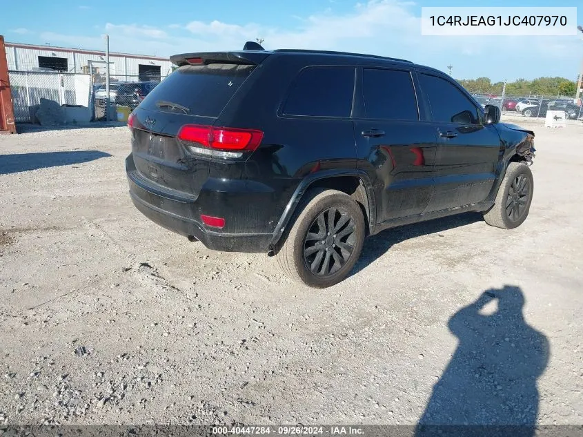 1C4RJEAG1JC407970 2018 Jeep Grand Cherokee Altitude 4X2