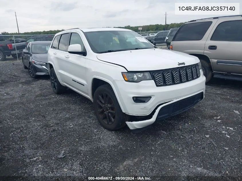 1C4RJFAG8JC357140 2018 Jeep Grand Cherokee Laredo