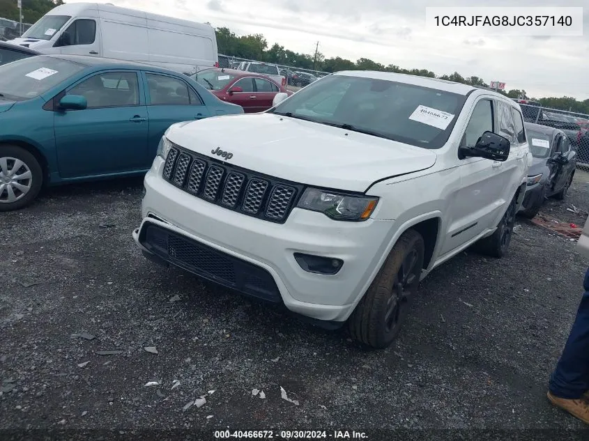 2018 Jeep Grand Cherokee Laredo VIN: 1C4RJFAG8JC357140 Lot: 40466672