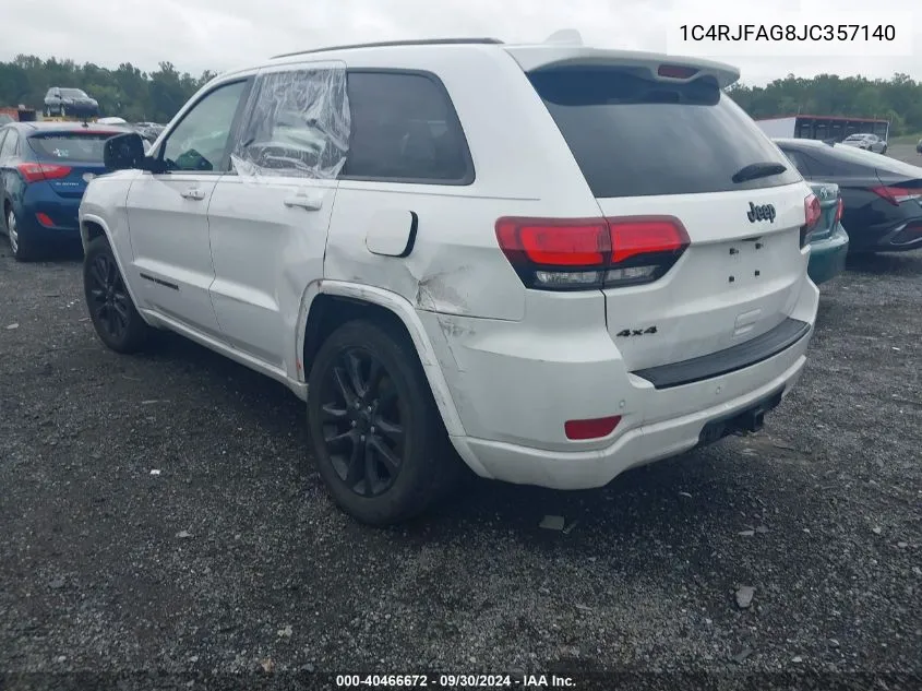 1C4RJFAG8JC357140 2018 Jeep Grand Cherokee Laredo