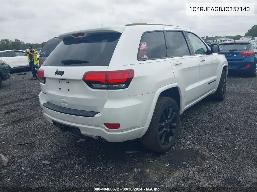 1C4RJFAG8JC357140 2018 Jeep Grand Cherokee Laredo