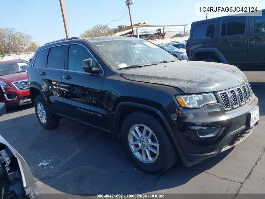 1C4RJFAG6JC42124 2018 Jeep Grand Cherokee Laredo E 4X4