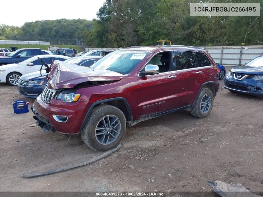 1C4RJFBG8JC266495 2018 Jeep Grand Cherokee Limited 4X4