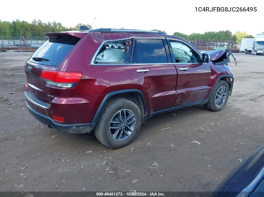 1C4RJFBG8JC266495 2018 Jeep Grand Cherokee Limited 4X4