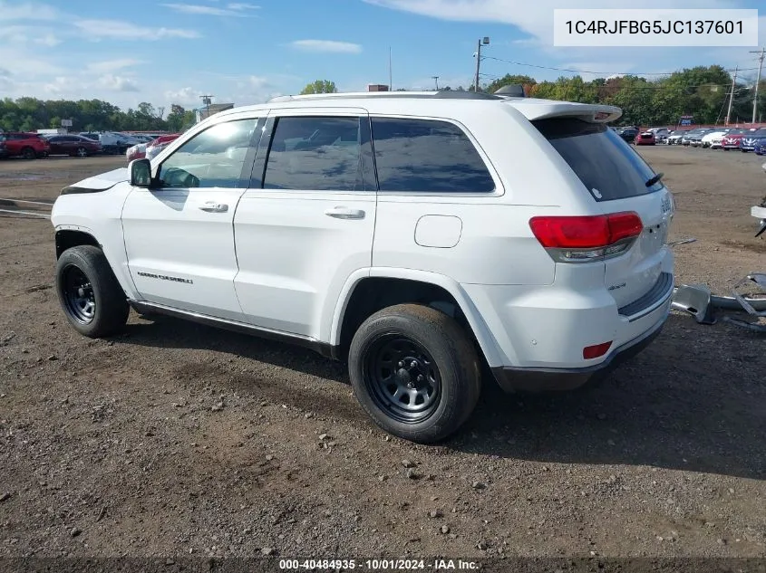 2018 Jeep Grand Cherokee Sterling Edition 4X4 VIN: 1C4RJFBG5JC137601 Lot: 40484935