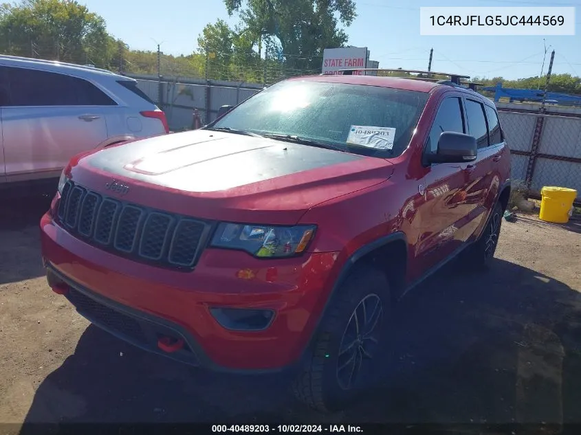 1C4RJFLG5JC444569 2018 Jeep Grand Cherokee Trailhawk 4X4